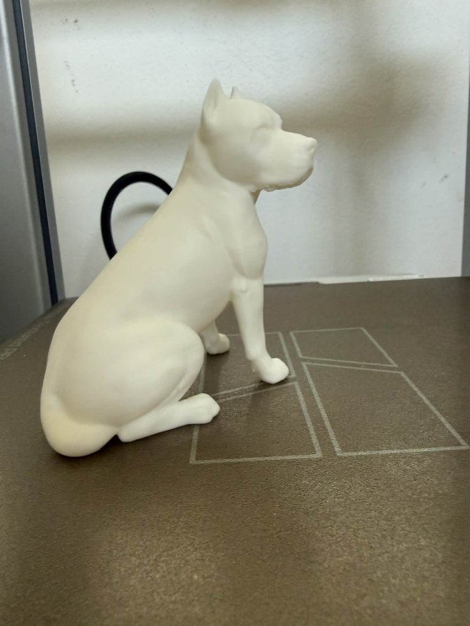 Realistic Guard Dog Statue – Strong Dog Figurine