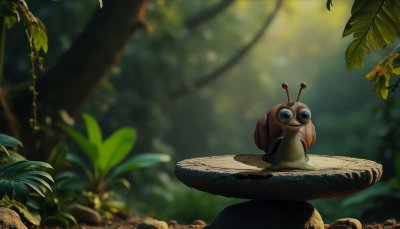 Cute Snail Miniature