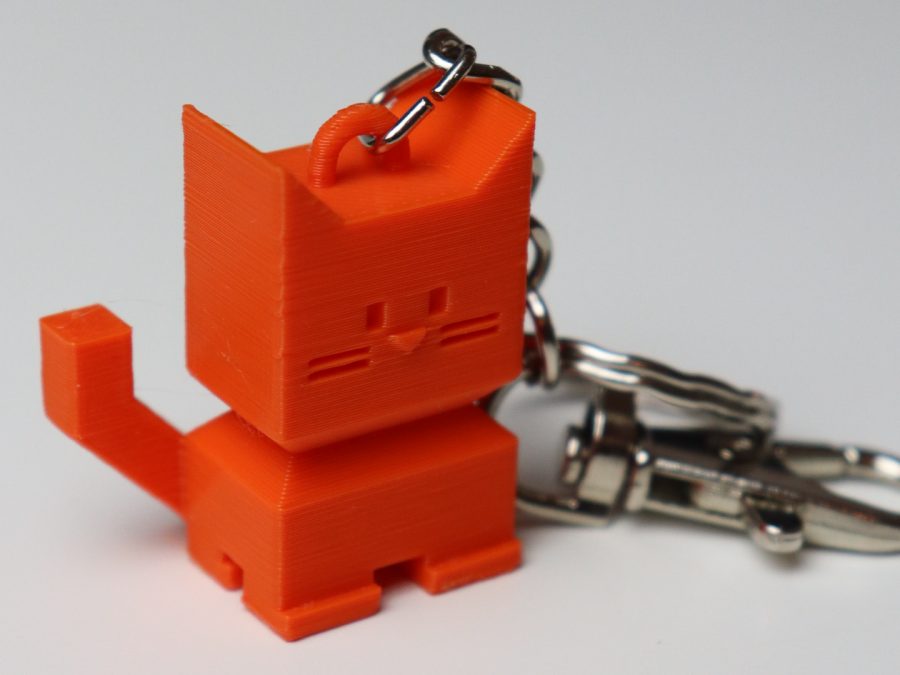 Cali Cat Keychain 