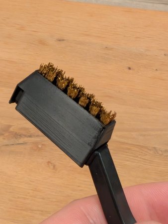 Brush Holder Upgrade – Extends Brush Lifespan for 3D Printer Nozzle Cleaning