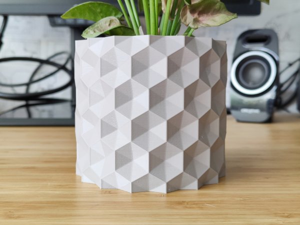Inverted Hexagonal Plant pot and Planter - Vase mode