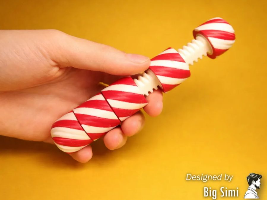Candy Cane Twist Fidget