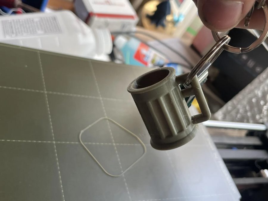 Beer mug keychain