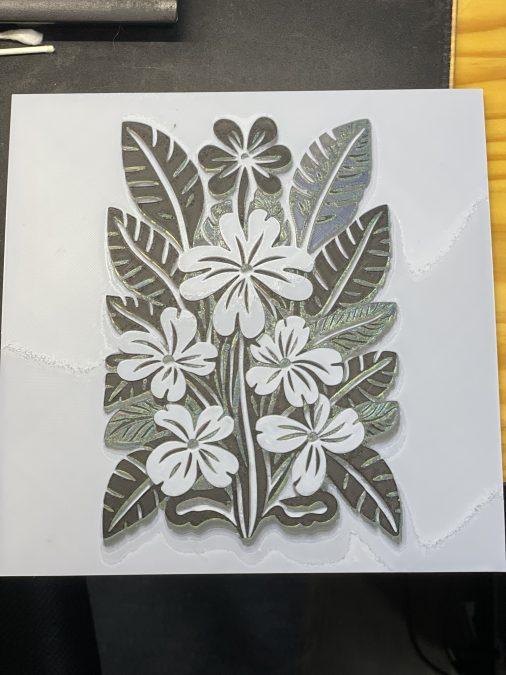 Tropical Flowers tile
