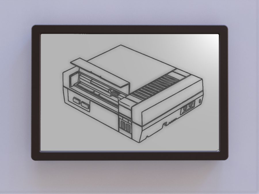 NES Console Patent Art