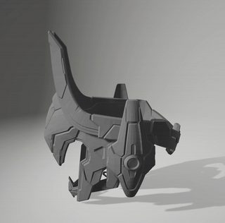 First Descecdant Ultimate Gley Helmet Cyberpunk Scifi