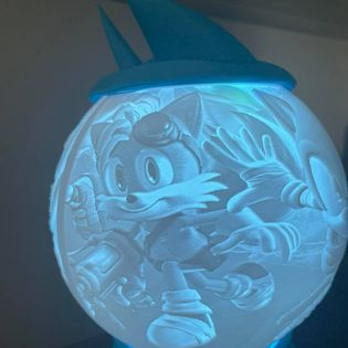 Sonic Lithophane