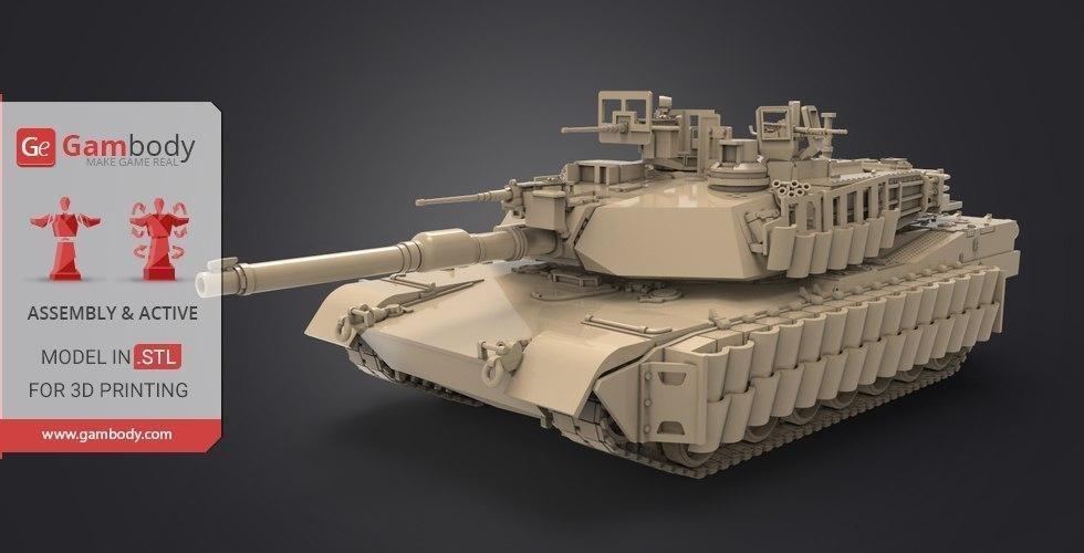 Tank M1A2 Abrams Tusk (Escala 1 35)