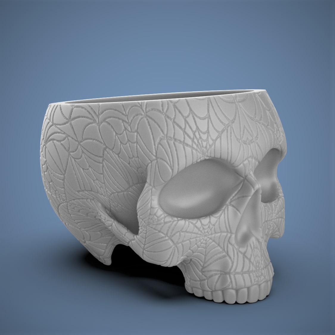 Skull Planter Bowl