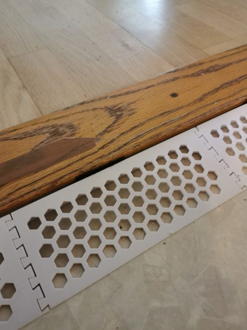 Robot ramp honeycomb pattern