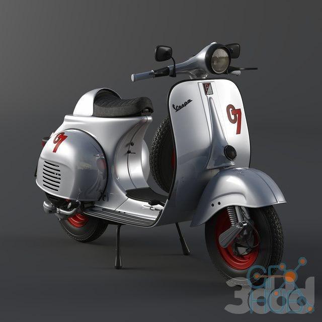 Hum3D Vespa Cafe Racer