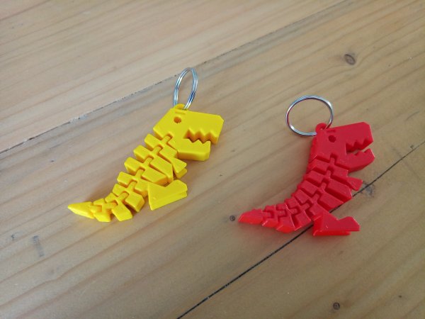 Flexi Rex keychain