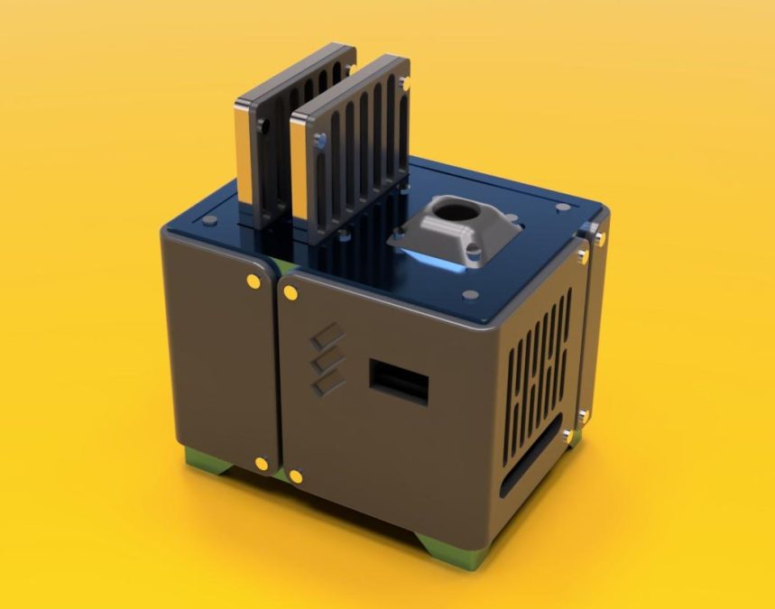 Raspberry Pi NAS Enclosure - Dual SSD 2.5"