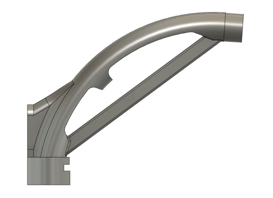 X1 / P1P PTFE Tube Guide to fix loading issues - best of both worlds