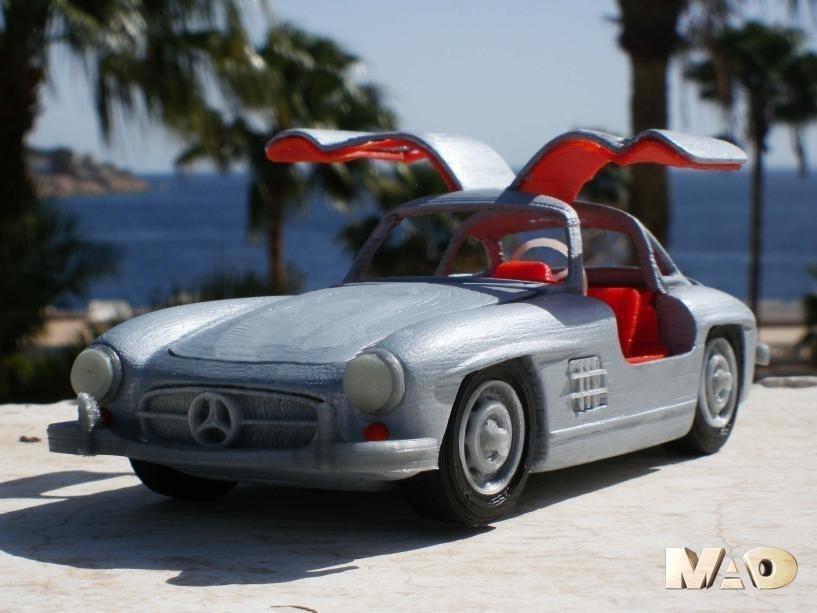 Cults3D German Luxury Mercedes 300 SL