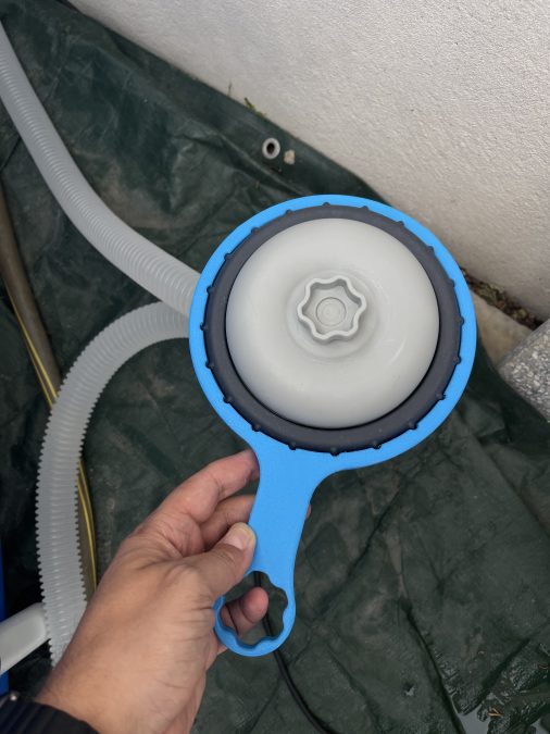 Intex pump opener