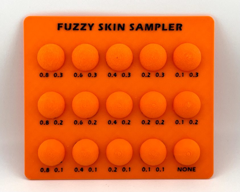 Bambu Studio Fuzzy Skin Sampler