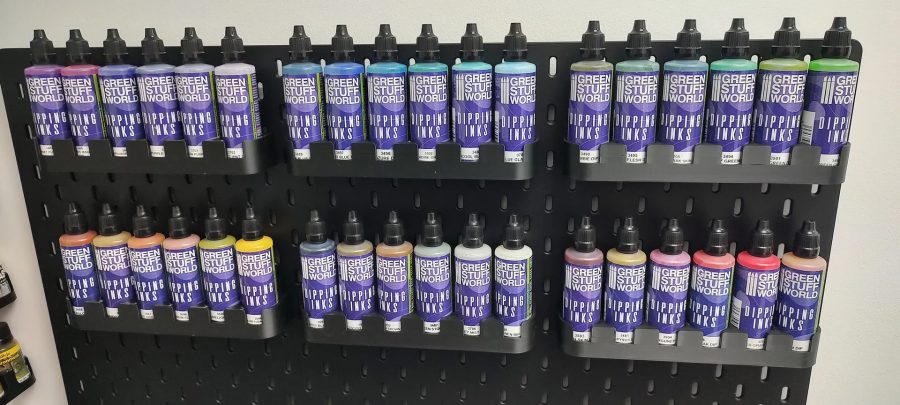 Green Stuff World dipping inks Skadis holder GSW
