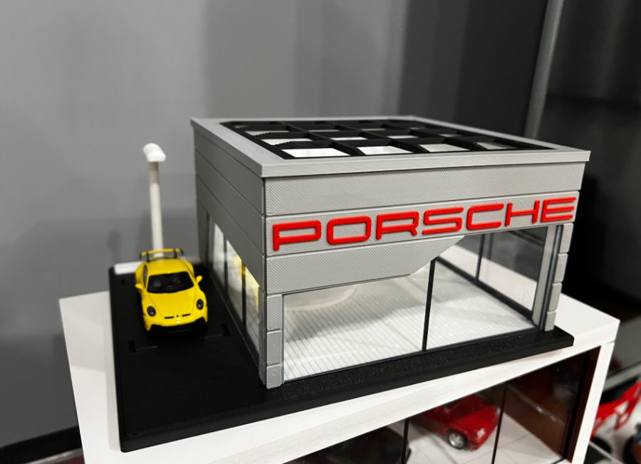 Diorama Showroom Porsche