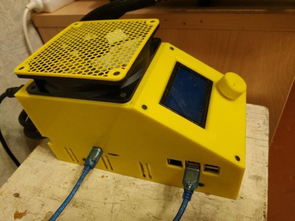 AIO Electronics Enclosure (SKR/Stock + RPI 3/4 + MeanWell-350 + 2Mosfets)