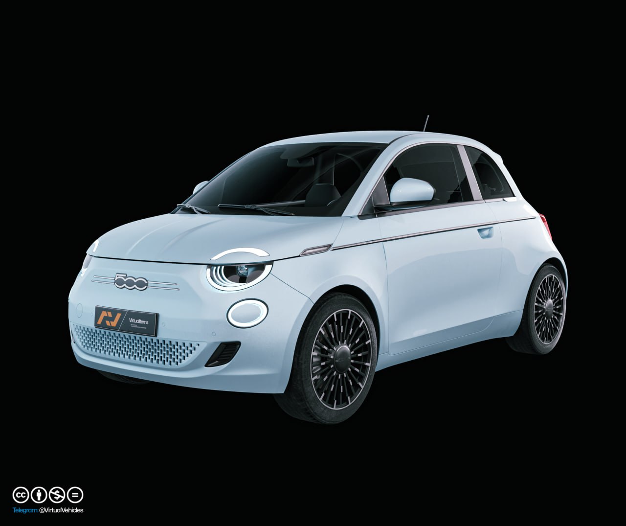 Fiat 500 2021 VirtualVehicles