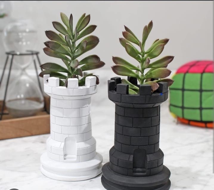 Medieval Tower Planter