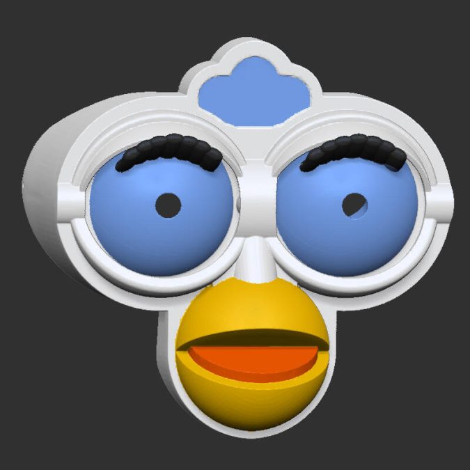 Cursed Furby Mask