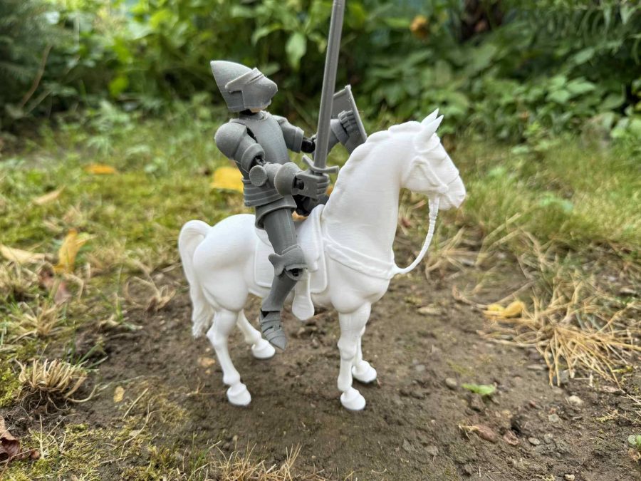 War horse for knights