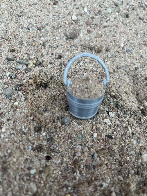 Bucket 10l 1:10 and 1:12 for RC car, miniature