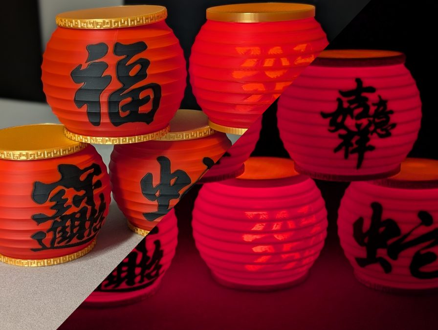 Chinese Red Lantern Tea Lights