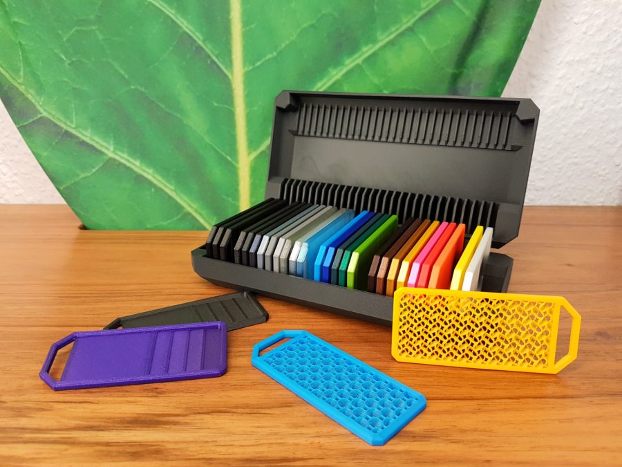 Filament Sample Box | Infill / Color Swatch | Remix