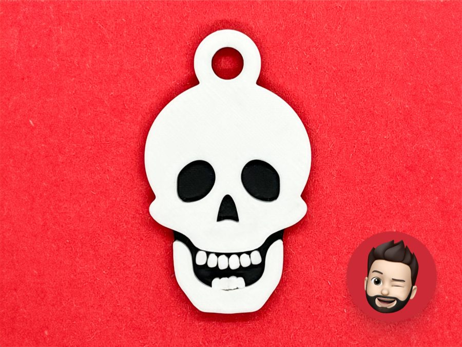 Halloween Skull keychain