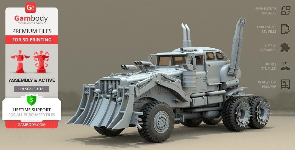 mad max war rig truck