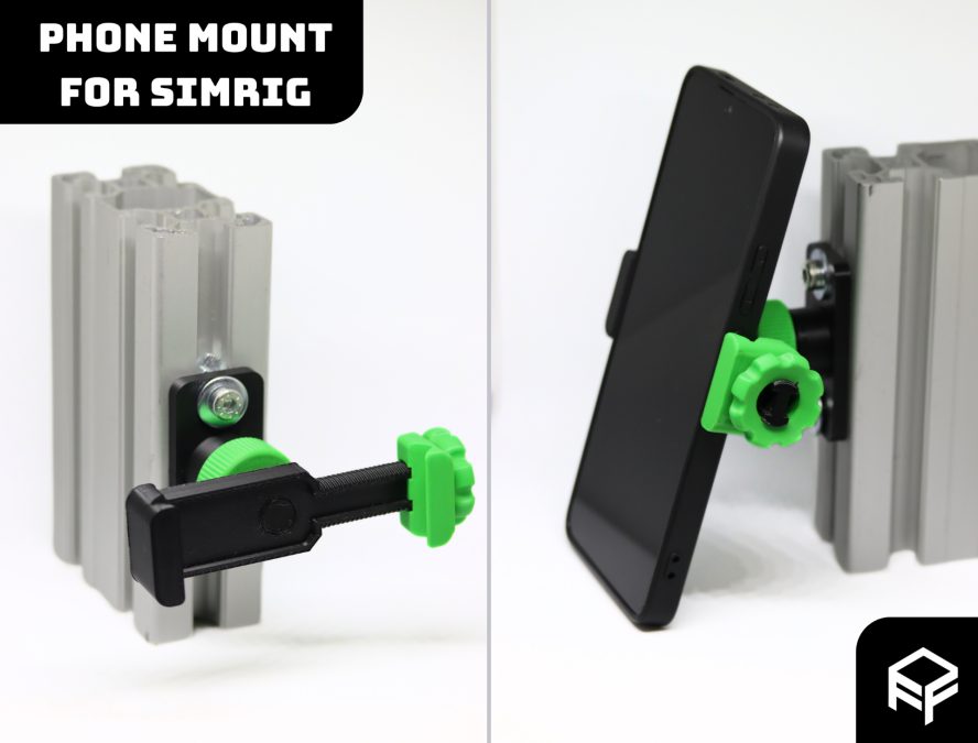 Phone mount for Aluminium profile