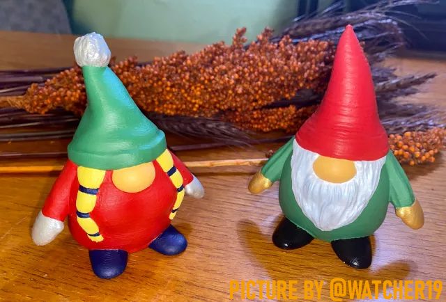 Scandinavian Christmas Gnome - Male and Female