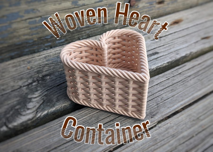 Woven Heart Container
