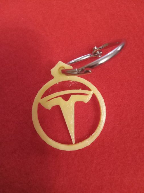 tesla keychain