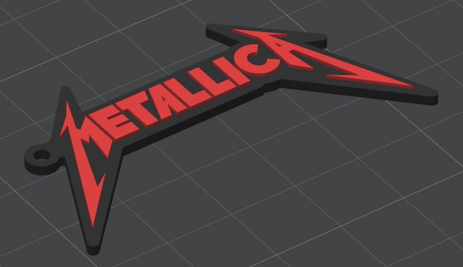 Metallica keychain