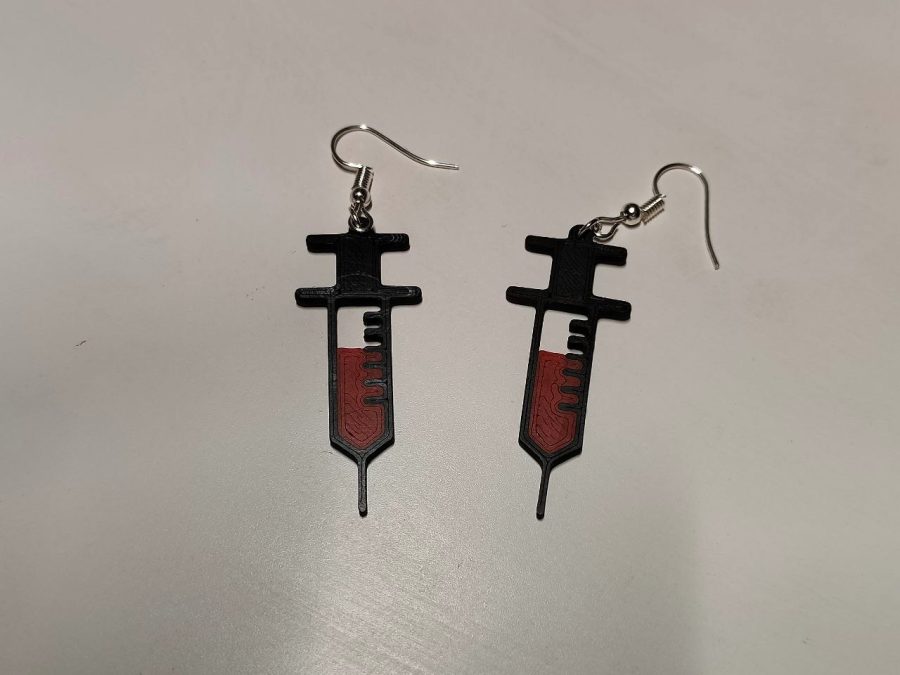 Pendientes jeringuillas