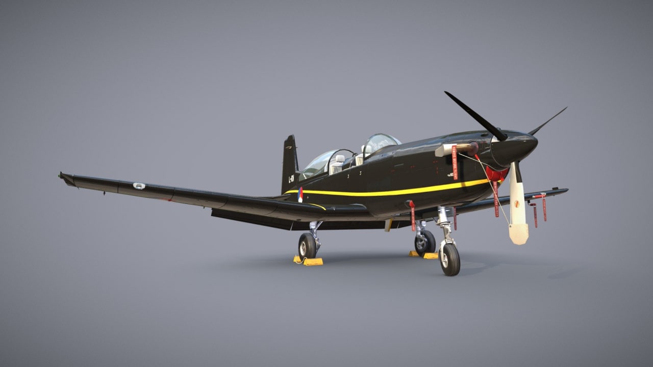 pilatus pc 7 mk i hlblack Avion