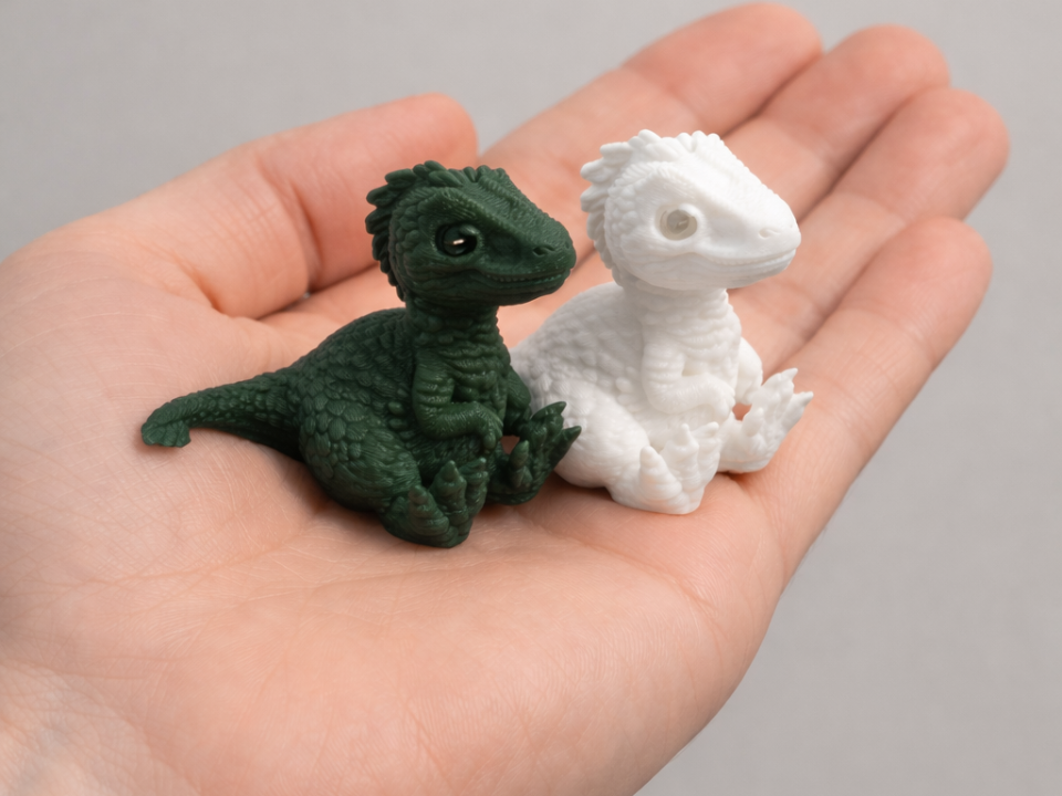 Mini Velociraptor – Cute Dino Figurine