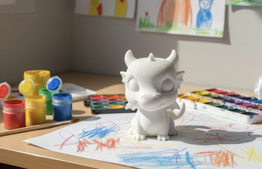 Cute Baby Dragon Figurine