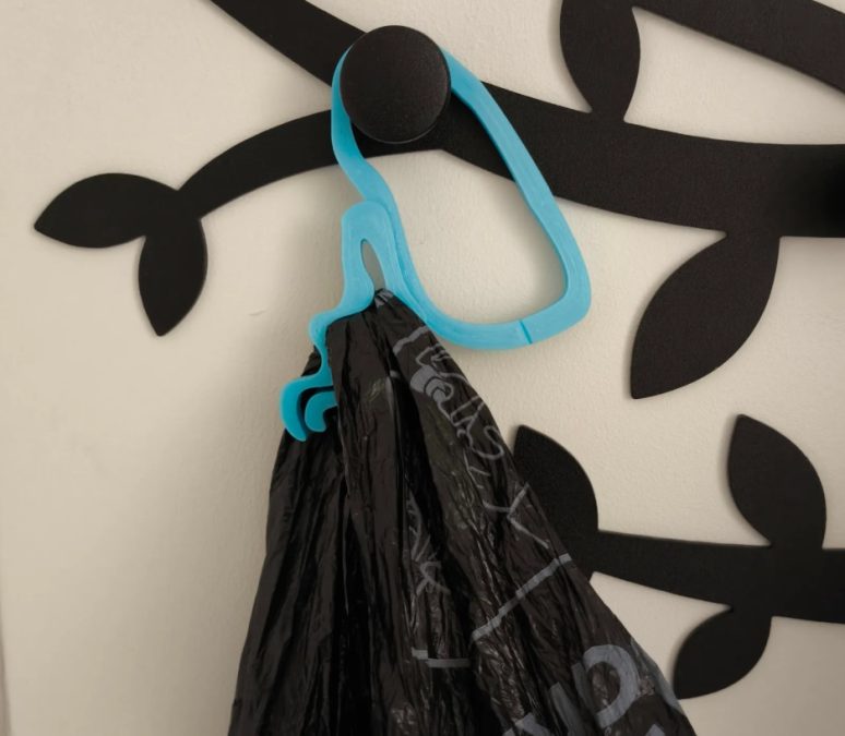 Dog Poop Bag Holder - Organic Shape