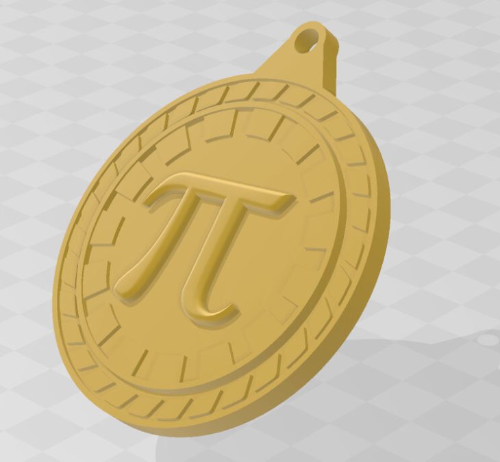 Maths pi medal award
