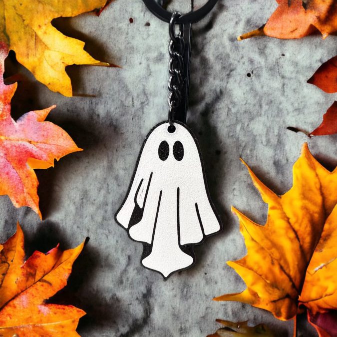 Spooky Ghost Keychain