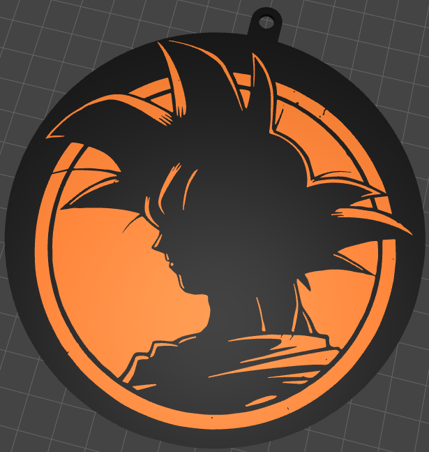 Goku (adult) keychain