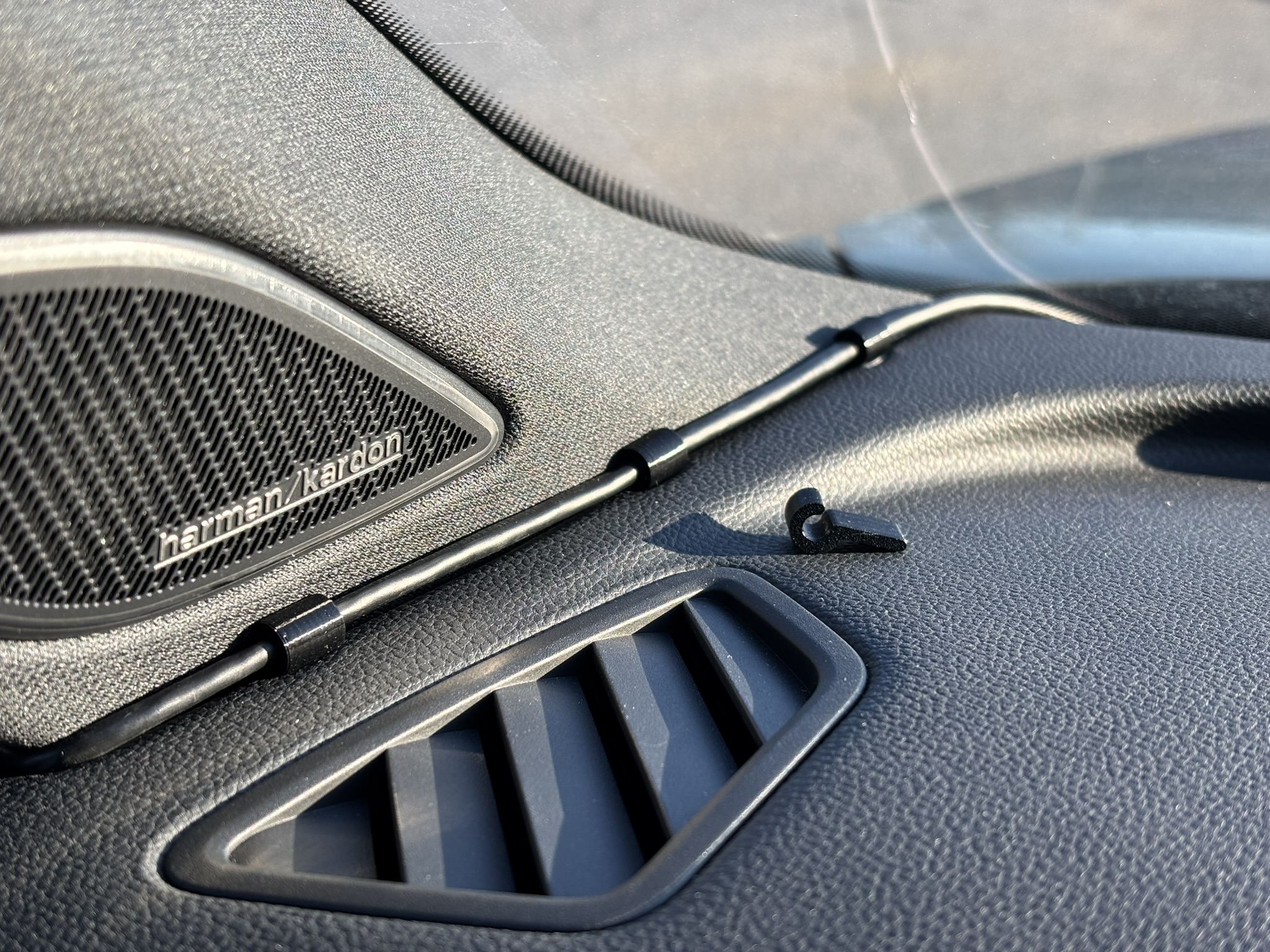 Dashboard wire trim fit clip for dash cams