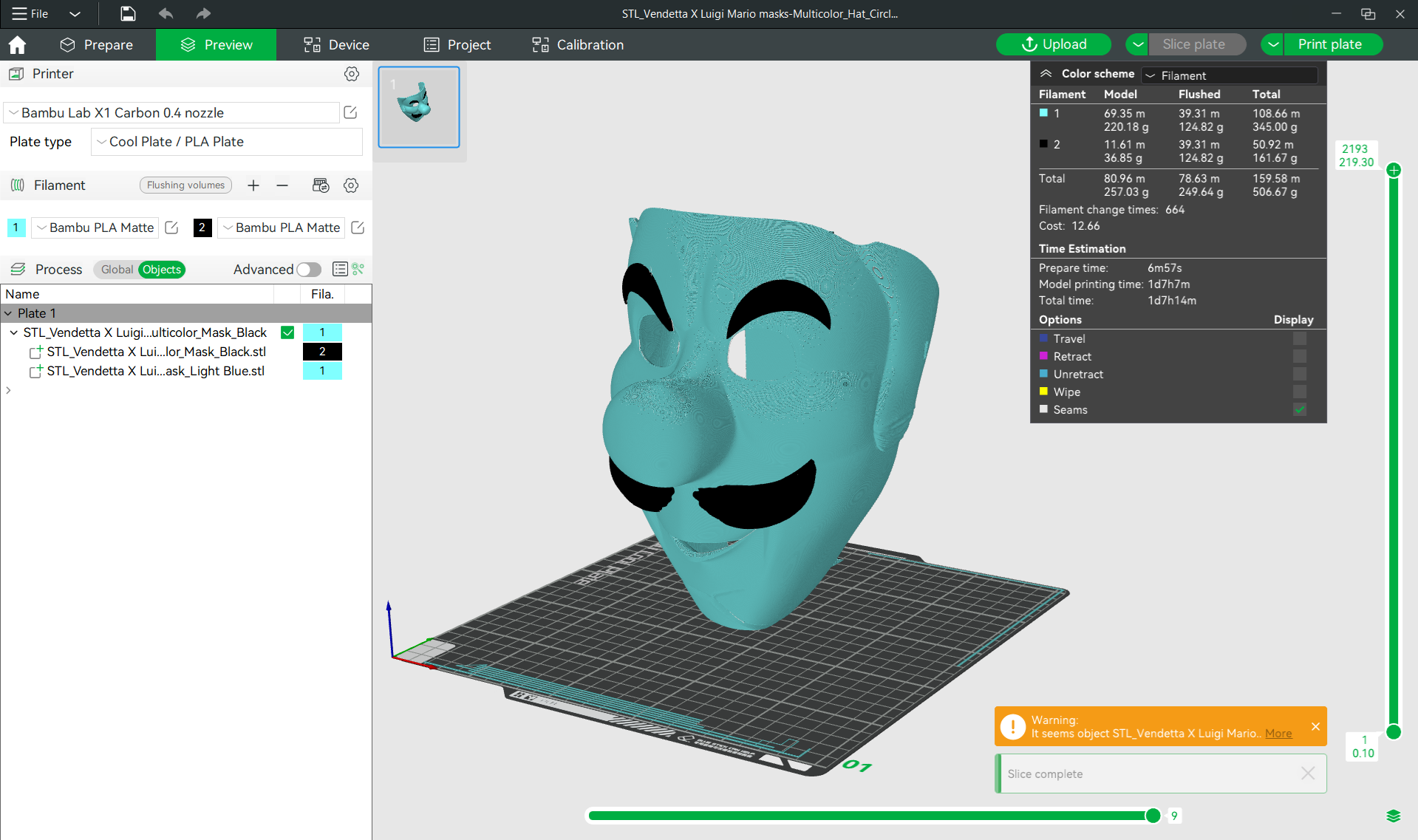 Luigi Vendetta Mask–( Personal Use Recommended)