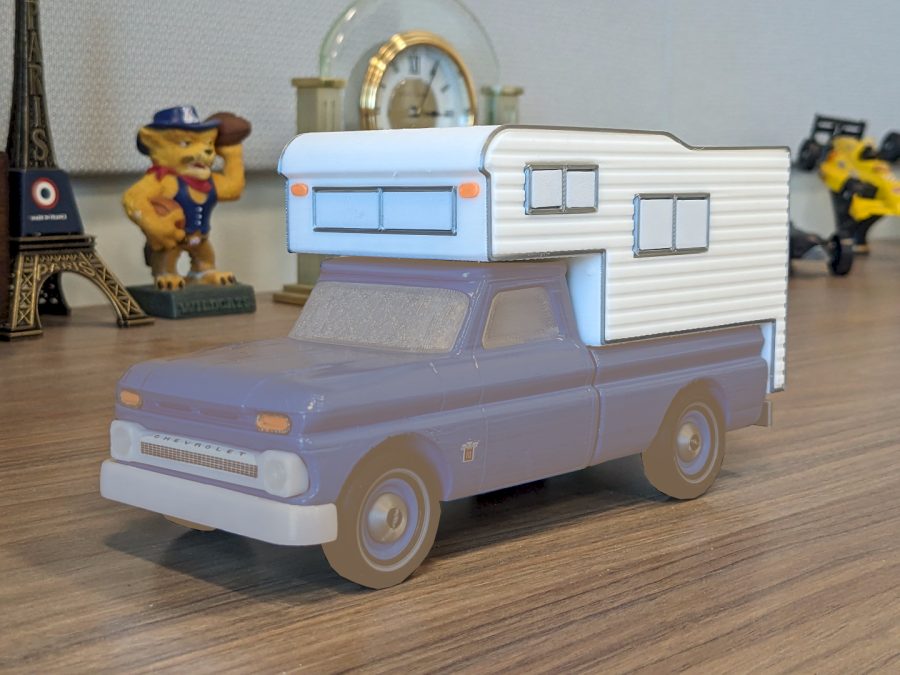 Camper Shell - Chevy Pickup (Pinewood Derby Shell)