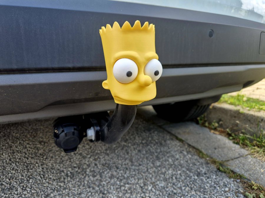 Bart Simpson Hitch ball cover